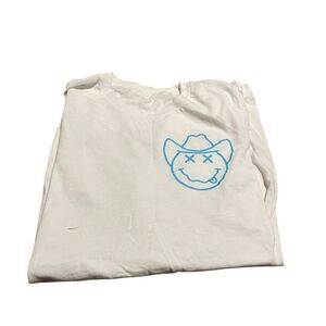 Morgan Wallen size XS ladies  T-Shirt with Blue Graphic new never worn